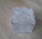 Kristallen Anna Hütte doosje met strik,m24% bleikristal, Antiek en Kunst, Antiek | Glas en Kristal, Ophalen of Verzenden