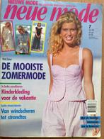 Neue mode juli nr. 7 / 1989 ,de mooiste zomermode, Hobby en Vrije tijd, Kledingpatronen, Verzenden, Zo goed als nieuw, Vrouw, Overige merken