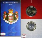 Monaco 1 & 2 Euro 2001 UNC Set – Prins Rainier III, Ophalen of Verzenden, Monaco, Overige waardes, Setje