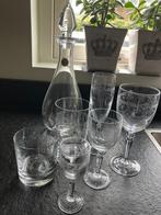 Vintage Kristallen glasservies Cristal  d’Arques Dampierre, Antiek en Kunst, Antiek | Glas en Kristal, Ophalen