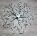 Plafondlamp met bladeren 2 stuks, Huis en Inrichting, Lampen | Plafondlampen, Ophalen, Zo goed als nieuw, Glas