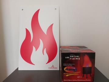 Flame apparaat, vlammenbord, knetterkast (nieuw) !  beschikbaar voor biedingen