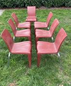 Louis 20 Starck Vitra 7 vintage stoelen burgundy bruin, Ophalen