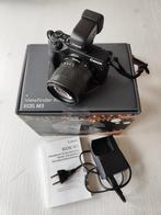 Canon EOS M3 kit met viewfinder, Audio, Tv en Foto, Fotocamera's Digitaal, Ophalen of Verzenden, Zo goed als nieuw, Canon