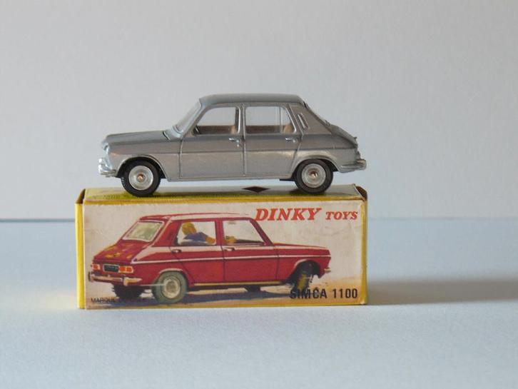 Dinky Toys 1407 Simca 1100 met doos Solide NM tot Mint, Hobby en Vrije tijd, Modelauto's | 1:43, Zo goed als nieuw, Auto, Dinky Toys