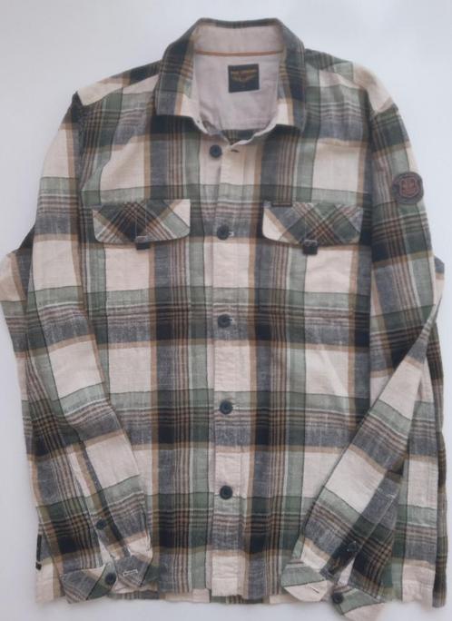 PME Legend groen geruit overhemd, maat XL, Kleding | Heren, Overhemden, Nieuw, Halswijdte 43/44 (XL), Groen, Verzenden