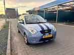 Kia Picanto 1.1 48KW 2008 Blauw AIRCO, Auto's, Stof, 836 kg, 4 cilinders, Origineel Nederlands