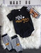 Vierdelig setje zwart goud maat 86, Kinderen en Baby's, Babykleding | Maat 86, Ophalen of Verzenden, Zo goed als nieuw, Meisje