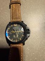 Panerai Luminor Daylight Chronograaf - Krasje, Overige merken, Staal, Polshorloge, Ophalen of Verzenden