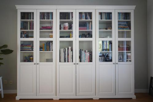 IKEA Liatorp boekenkast, Huis en Inrichting, Kasten | Boekenkasten, 200 cm of meer, 25 tot 50 cm, Glas, Ophalen