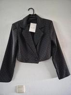 Tof kort jasje met steentjes nieuw m/l, Maat 38/40 (M), Zwart, Nieuw, Ophalen of Verzenden