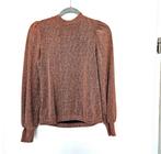 Nieuwe glittertop Cotton Club, Bruin, Nieuw, Ophalen of Verzenden, Lange mouw