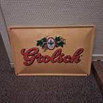 Grolsch bord, Ophalen of Verzenden, Gebruikt, Reclamebord, Plaat of Schild, Grolsch