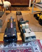 2 RC Trucks 1:12 MAN & Oshkosh 8x8 met trailers, Ophalen of Verzenden, Zo goed als nieuw, Auto offroad, RTR (Ready to Run)