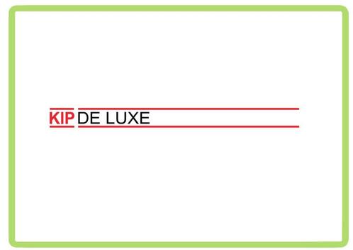 Kip De Luxe caravan en camper sticker, Verzamelen, Stickers, Nieuw, Overige typen, Verzenden
