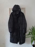10 Days Amsterdam zwarte puffer lange jas maat M, Ophalen of Verzenden, Zo goed als nieuw, Maat 38/40 (M), Zwart