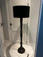 Zwarte Staande Lamp met Kap - 137cm, Huis en Inrichting, Ophalen, Zo goed als nieuw, Stof, 100 tot 150 cm