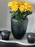Bombyxx Jade vaas/windlichtjes dark smoke, Ophalen, Overige kleuren, Minder dan 50 cm, Glas