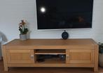 Tv meubel, eiken, Huis en Inrichting, Kasten | Televisiemeubels, Ophalen, Gebruikt, 150 tot 200 cm, Minder dan 100 cm
