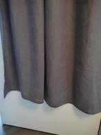 Nieuw, 2 x linnen grijze gordijnen, Huis en Inrichting, Stoffering | Gordijnen en Lamellen, Ophalen of Verzenden, Nieuw, 200 cm of meer