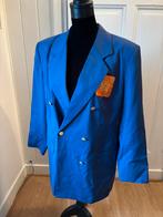 Blauw colbert / blazer met gouden knopen maat 40, Maat 38/40 (M), Carnaval, Ophalen of Verzenden, Kleding