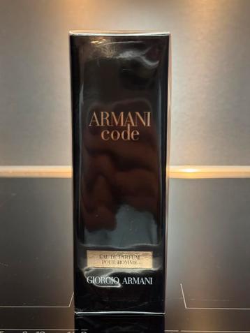Armani code eau de parfum pour homme 60ml discontinued beschikbaar voor biedingen