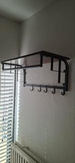 Industriële Wandkapstok met Plank, Huis en Inrichting, Gebruikt, Minder dan 100 cm, Metaal, Ophalen