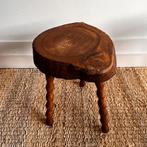Boomstam krukje bobbin pootjes vintage, Onbekend, Ophalen of Verzenden, Zo goed als nieuw, Onbekend