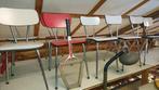 Echte oude vintage keuken stoelen echte klassieke modellen, Huis en Inrichting, Ophalen, Gebruikt, Bruin