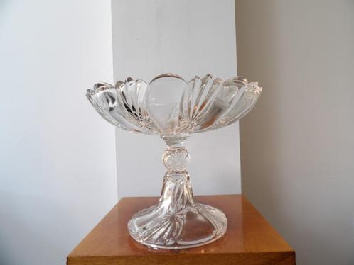 Art Deco Val st Lambert Fruitschaal op voet, Antiek en Kunst, Antiek | Glas en Kristal, Ophalen of Verzenden