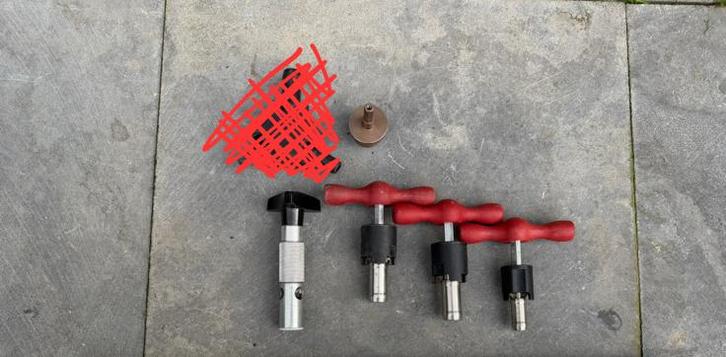 Uponor ontbramers 20-25 en henco 16 prijs per stuk, Doe-het-zelf en Verbouw, Gereedschap | Handgereedschap, Zo goed als nieuw