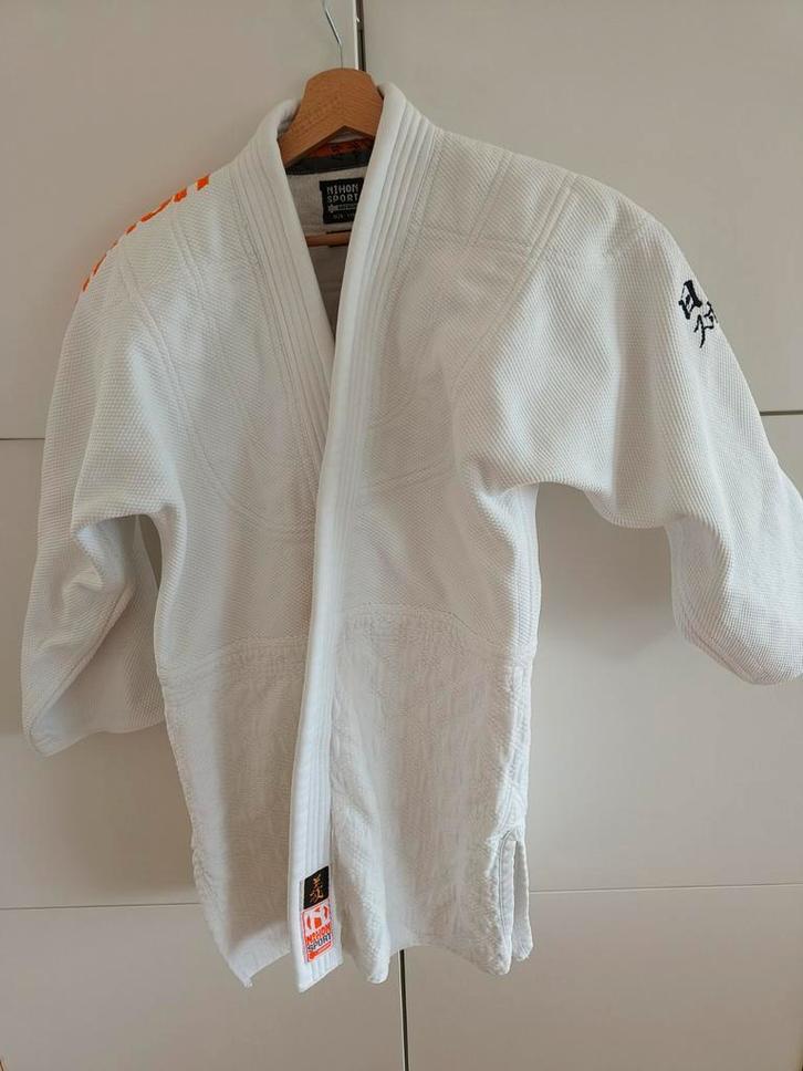 Judopak Nihon Top Gi maat 170, Sport en Fitness, Vechtsporten en Zelfverdediging, Zo goed als nieuw, Judo, Vechtsportpak, Maat XS of kleiner