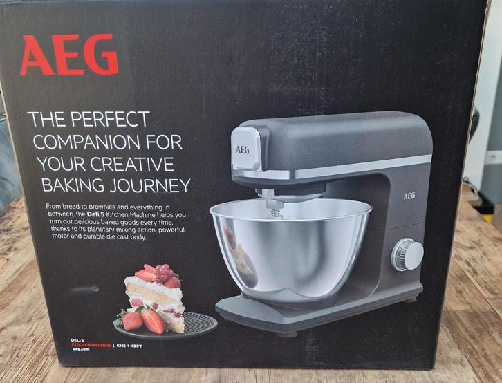 Keukenmachine AEG DELI 5, Witgoed en Apparatuur, Keukenmixers, Nieuw, 3 snelheden of meer, Ophalen