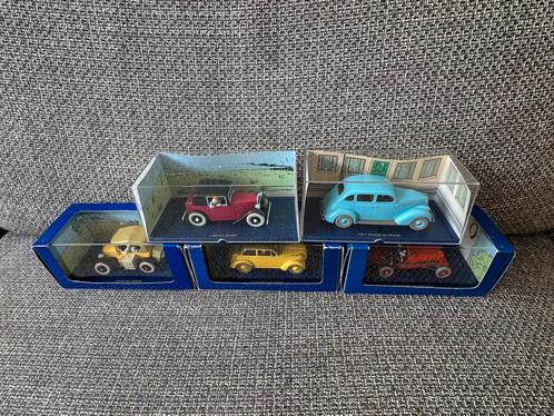 4 x Kuifje modelauto’s 1:43 zie foto’s, Verzamelen, Overige Verzamelen, Nieuw, Ophalen of Verzenden