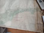 Oude Landkaart Nederlandse Kust Texel-Borkum, Ophalen of Verzenden, Landkaart, 1800 tot 2000, Nederland
