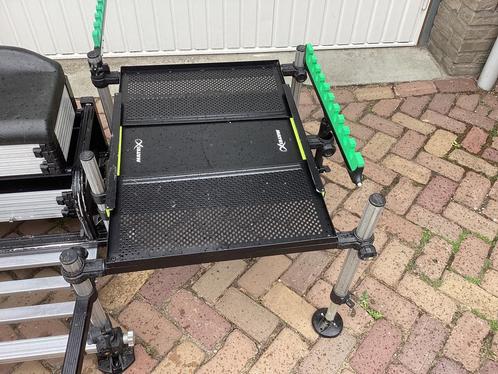 Matrix uitschuifbare sidetray XL, Watersport en Boten, Hengelsport | Witvissen, Zo goed als nieuw, Overige typen, Ophalen