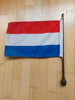 Koperen vlaggenmastje met Nederlandse vlag voor boot, Ophalen of Verzenden, Gebruikt, Overige typen