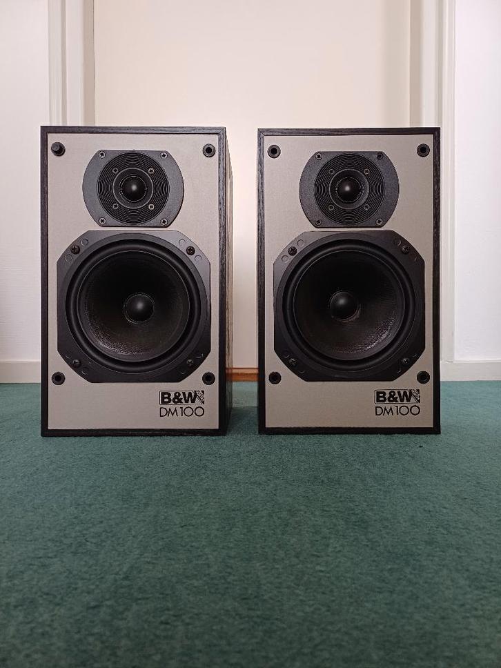 B&W DM100, Audio, Tv en Foto, Luidsprekers, Gebruikt, Front, Rear of Stereo speakers, 60 tot 120 watt, Overige merken, Ophalen