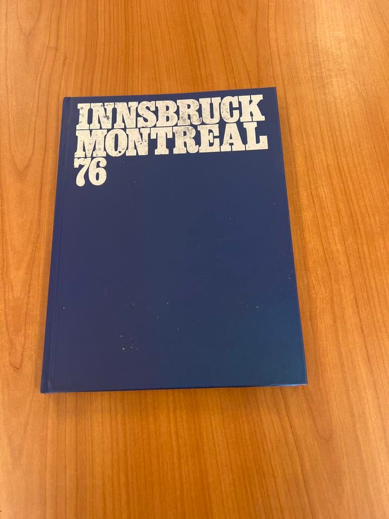 Innsbruck Montreal '76 Fotoboek olympische spelen, Ophalen of Verzenden, Zo goed als nieuw, Fotografie algemeen