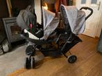 Graco Duo Wandelwagen / Dubbele Kinderwagen, Kinderen en Baby's, Kinderwagens en Combinaties, Gebruikt, Ophalen of Verzenden, Met autostoeltje