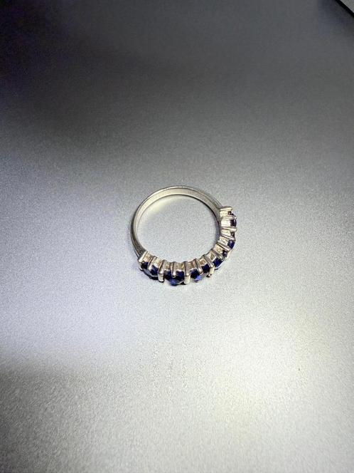 Zircon Eternity Ring, Sieraden, Tassen en Uiterlijk, Ringen, Nieuw, Dame, Zilver, Zilver, Ophalen of Verzenden