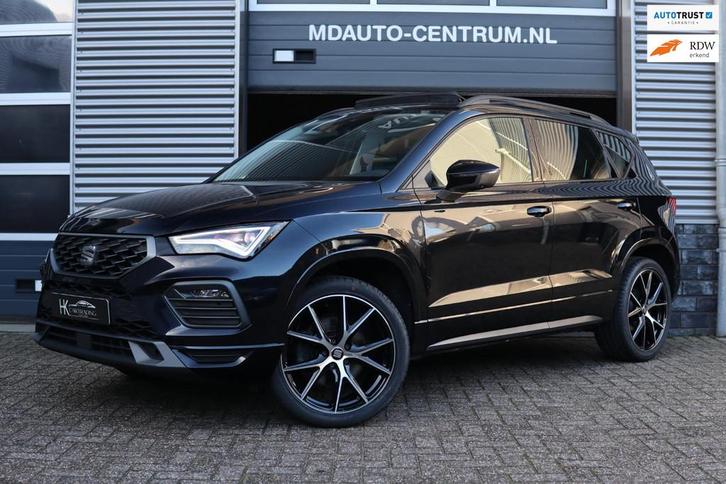 Seat Ateca 1.5 TSI FR Black edition |Pano|Keyless|LED|Navi|, Auto's, Seat, Bedrijf, Te koop, Ateca, ABS, Adaptive Cruise Control