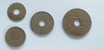 British West Africa - 4 munten 1908/1943, Ophalen of Verzenden, Overige landen, Setje