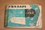 Oude handleiding - Zündapp 175 S - 1956 !!, Motoren, Ophalen of Verzenden, Overige merken