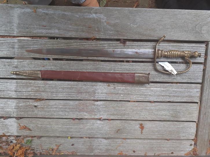 Oude Bronzen Sabel - Vermoedelijk Frans, Antiek en Kunst, Antiek | Overige Antiek, Ophalen of Verzenden