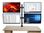 Standaard voor 4 monitoren, bieden vanaf 35€, Ophalen, Gebruikt, In hoogte verstelbaar, LED