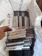 PS2 Zwart met 2 Controllers & Games, Spelcomputers en Games, Spelcomputers | Sony PlayStation 2, Met 2 controllers, Ophalen of Verzenden