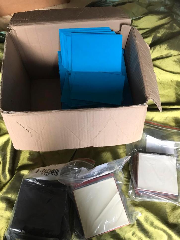 Partij blauwe enveloppen en kaarten alles voor maar 7,50, Hobby en Vrije tijd, Kaarten | Zelf maken, Zo goed als nieuw, Blanco kaart of Basiskaart