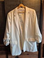 Crème Blazer - Maat 42, Kleding | Dames, H&M, Beige, Maat 42/44 (L), Ophalen of Verzenden