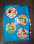 Efteling actie pins Appelsientje/Chocomel/DubbelFriss/Fristi, Verzamelen, Efteling, Ophalen of Verzenden, Zo goed als nieuw, Button of Speldje
